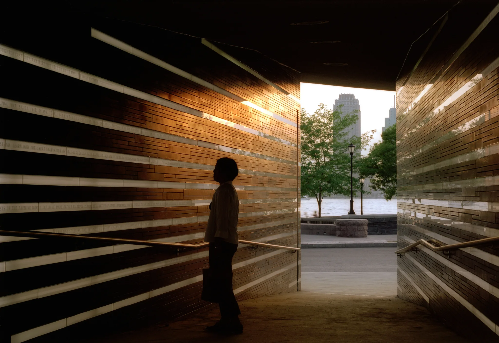 Irish Hunger Memorial underpass