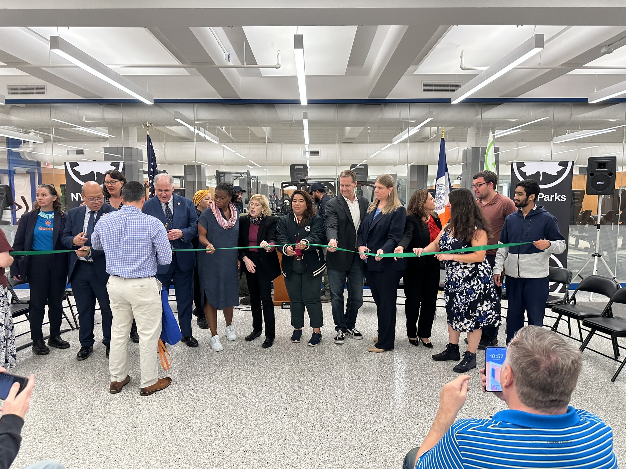 Lost Battalion Reopening Ceremony Ribbon Cutting
